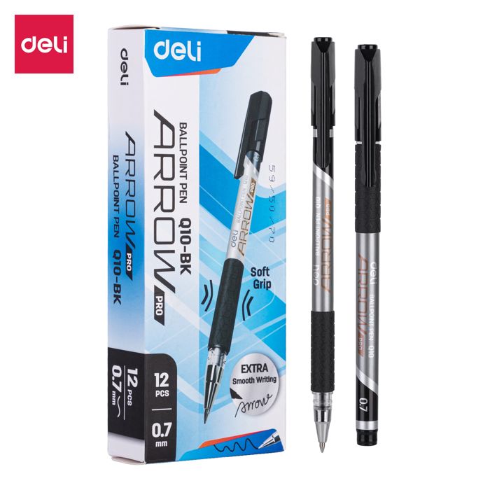 DELI BALLPOINT EQ10-BK (DOS=144LSN)