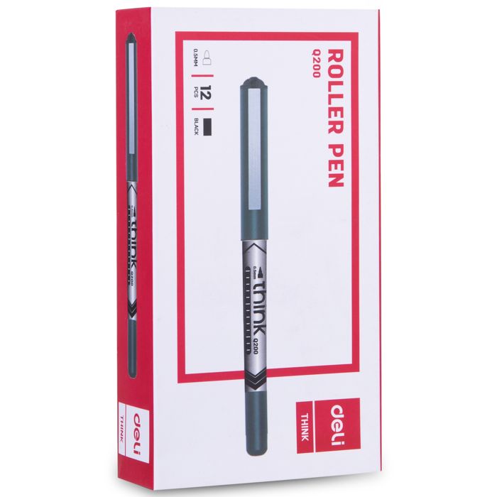 DELI BALLPOINT 0 5MM BLACK EQ20020 (DOS=144LSN)